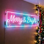 Merry & Bright – Custom LED Neon Sign