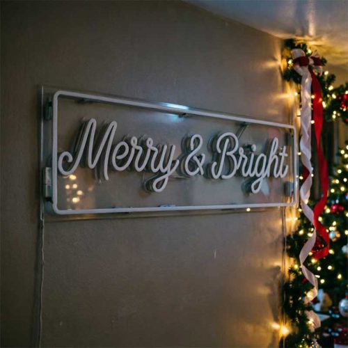 Merry & Bright – Custom LED Neon Sign
