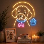 Milo the Dog Neon Sign – A Warm Paw-sitive Glow