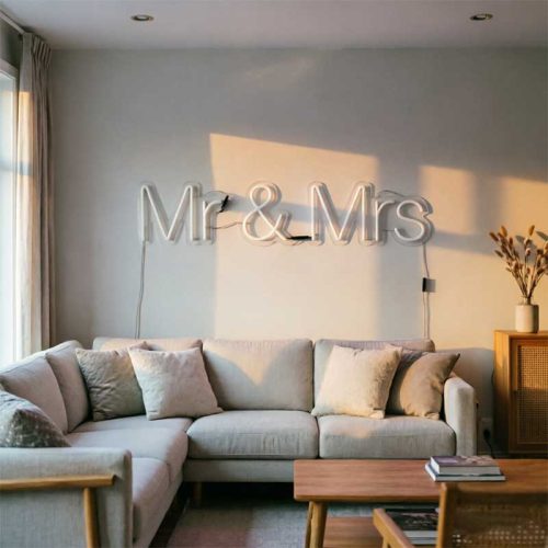 Mr & Mrs – Custom LED Neon Sign