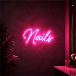 Nails Neon Sign – LED Beauty Light