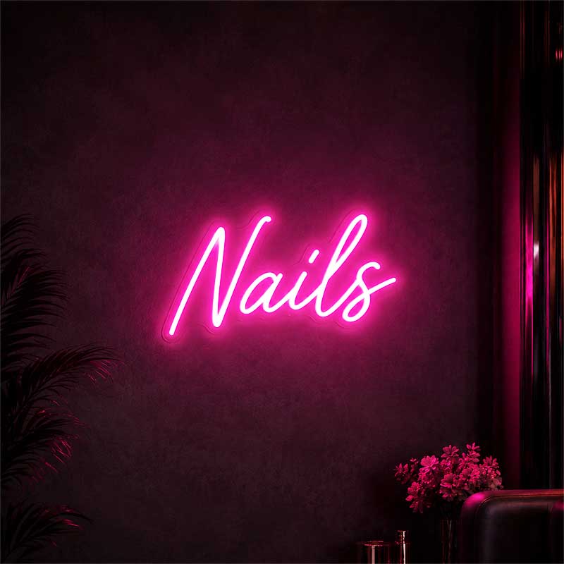 Nails Neon Sign – LED Beauty Light 3