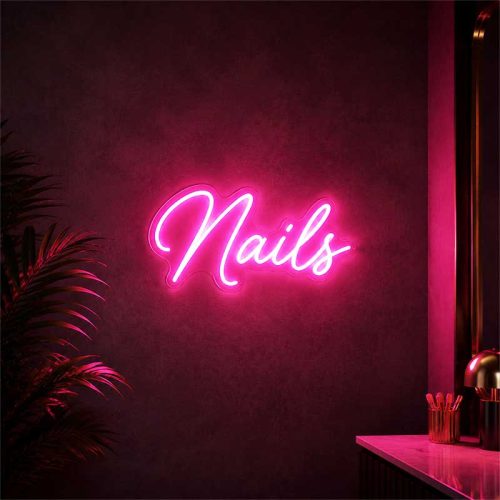 Nails Neon Sign – LED Beauty Light