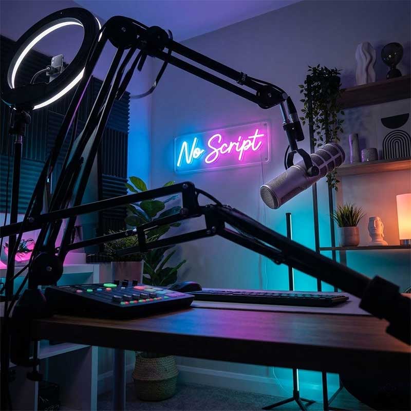 No Script – Unscripted Content Sign 3