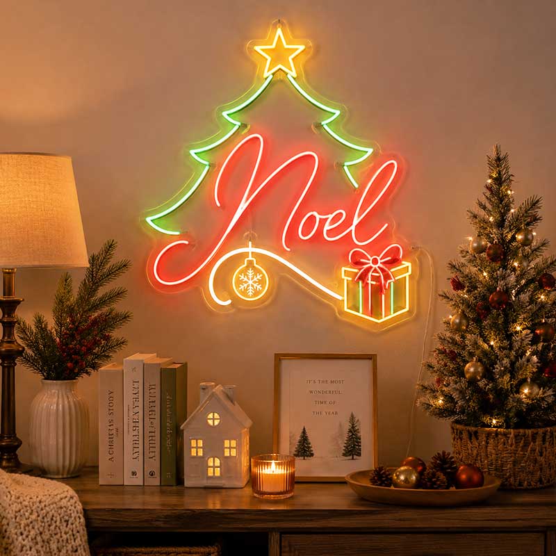 “Noel” Christmas Neon Sign – Festive Decor & Heartfelt Gift 3