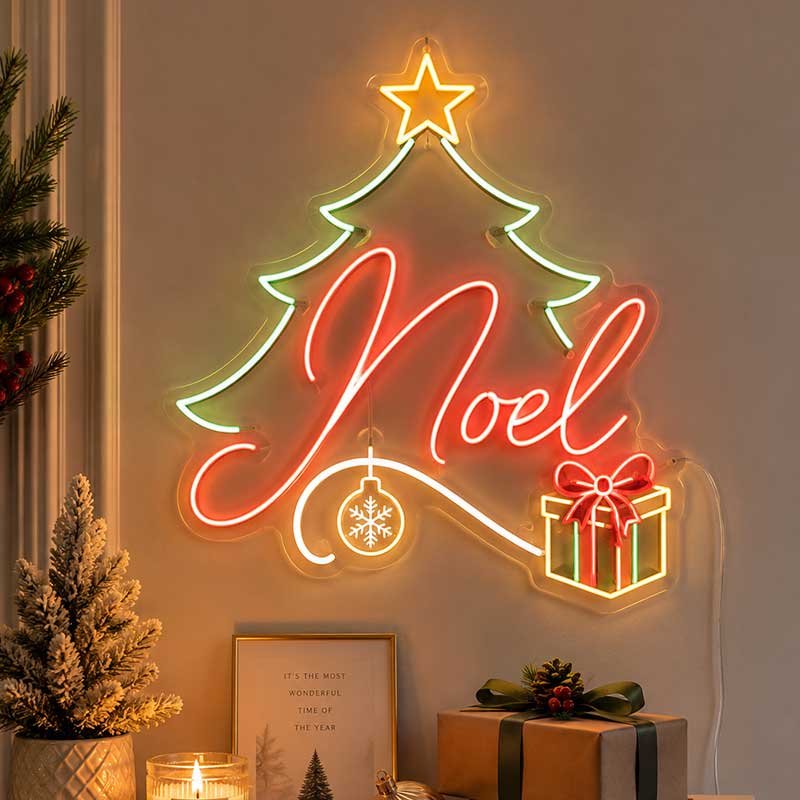 “Noel” Christmas Neon Sign – Festive Decor & Heartfelt Gift