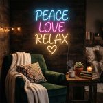 Peace Love Relax – Bohemian Cozy Corner