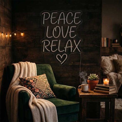 Peace Love Relax – Bohemian Cozy Corner