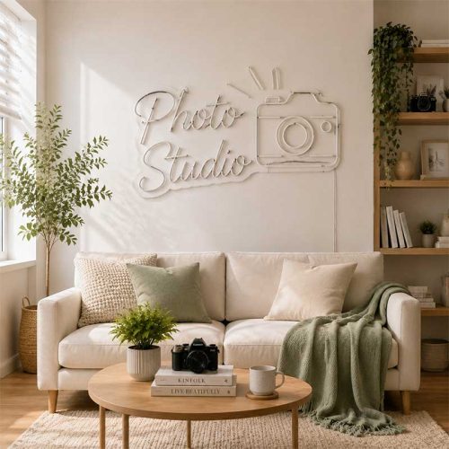 Frame the Magic – Photo Studio Neon Sign