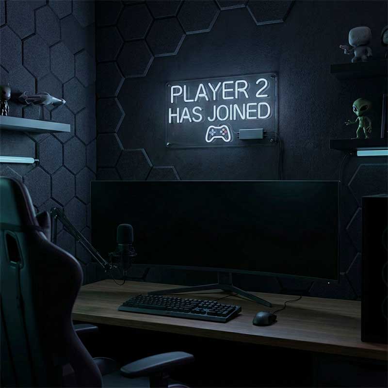 Player 2 Has Joined – Multiplayer Gaming Wall Decor 2