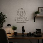 Podcast Recording Nook Neon Sign – Soft Glow 2