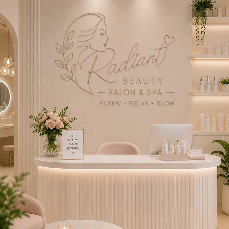 Radiant Glow Neon Sign – Elevate Your Salon & Spa Sanctuary 2