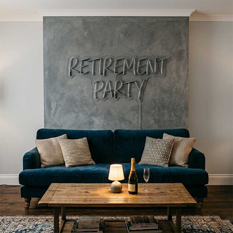 Retirement Party – Custom LED Neon Sign 2