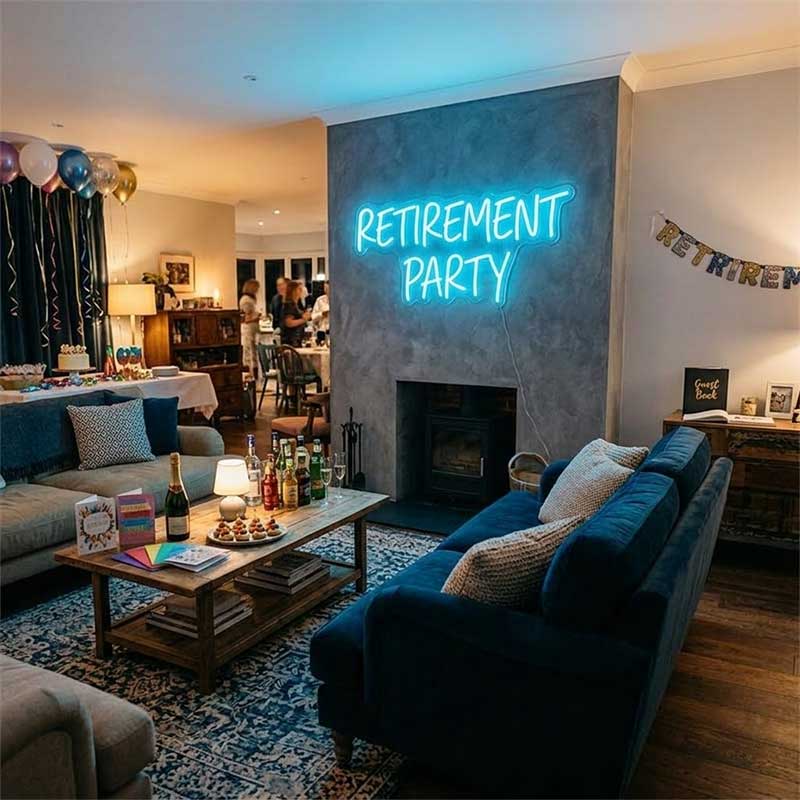 Retirement Party – Custom LED Neon Sign 3