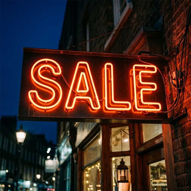 SALE Neon Sign – LED Retail Promotion Light 3