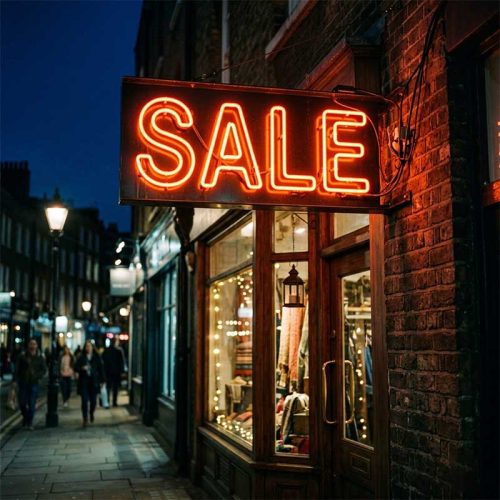SALE Neon Sign – LED Retail Promotion Light