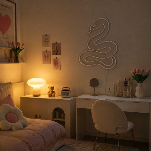 Slither Into Your Passion – Snake Neon Sign