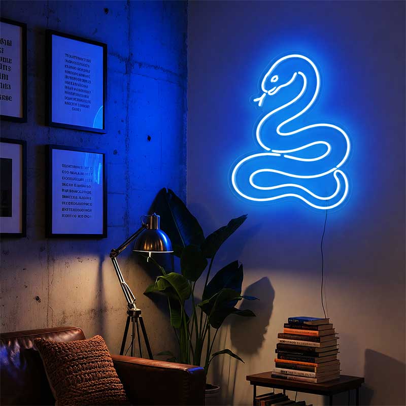 Slither Into Your Passion – Snake Neon Sign 3