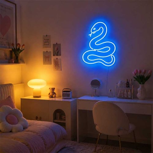 Slither Into Your Passion – Snake Neon Sign