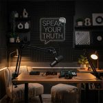 Speak Your Truth – Podcast Empowerment Sign for Wellnes 2