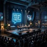 Speak Your Truth – Podcast Empowerment Sign for Wellnes 3