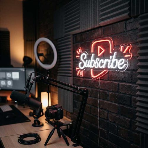 Subscribe – YouTube Icon Backdrop