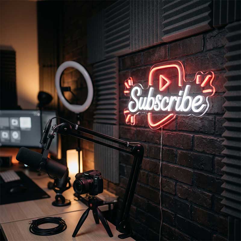 Subscribe – YouTube Icon Backdrop