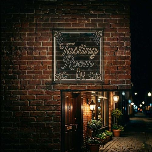 Tasting Room Neon Sign – LED Winery Light