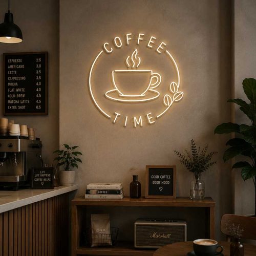 The Perfect Brew: Coffee Time Neon Sign