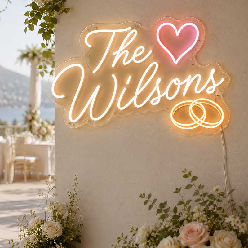 “The Wilsons” Neon Sign 3