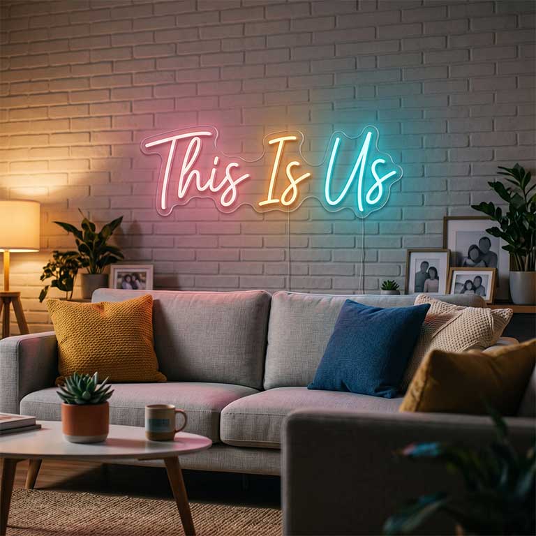 This Is Us – Family Photo Wall Living Room
