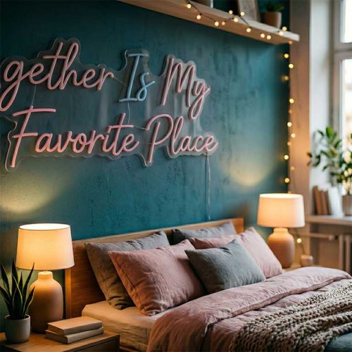 Together Is My Favorite Place – Master Bedroom Accent Wall