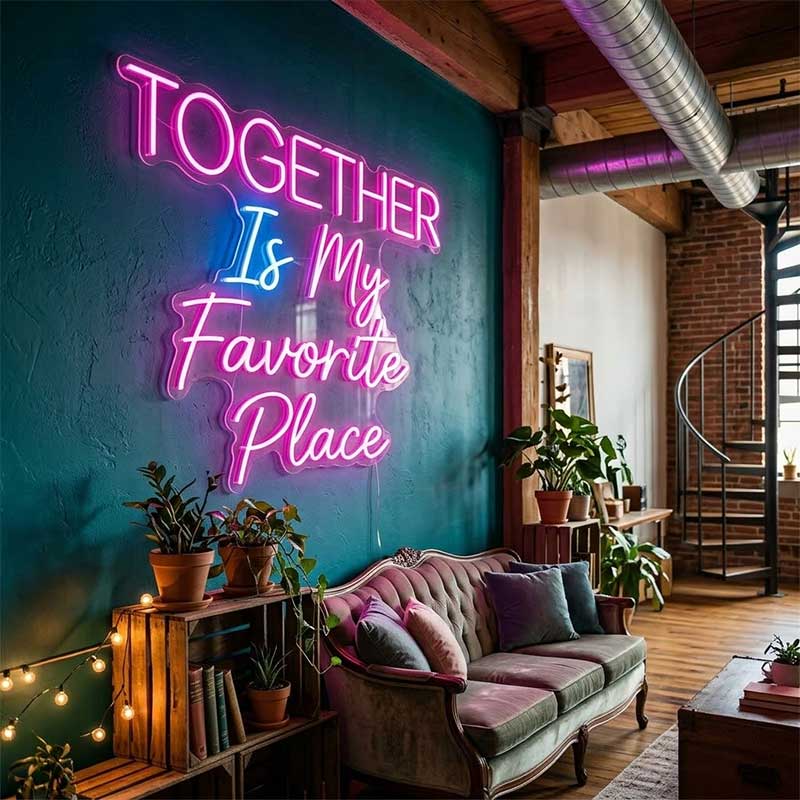 Together Is My Favorite Place – Master Bedroom Accent Wall 3