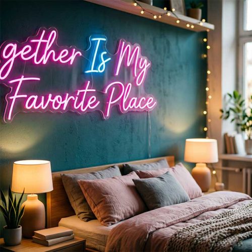 Together Is My Favorite Place – Master Bedroom Accent Wall