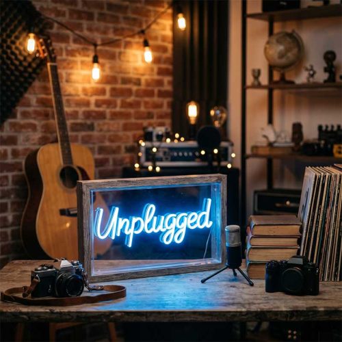 Unplugged – Acoustic Podcast Sign