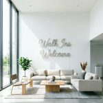 Walk Ins Welcome Neon Sign – LED Hair Salon Light 2