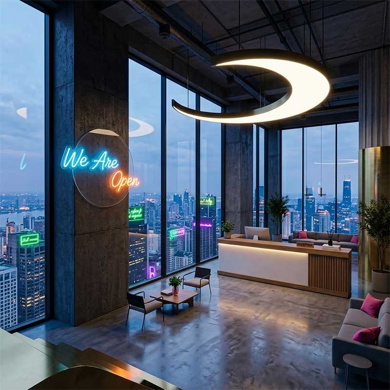 We Are Open Neon Sign – LED Storefront Light 3