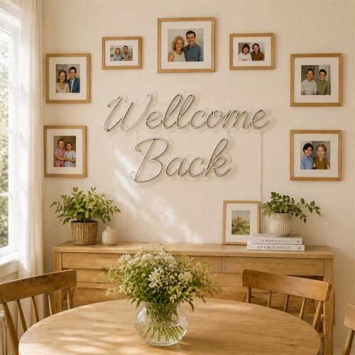 The Warmest Comeback – Wellcome Back Neon Sign