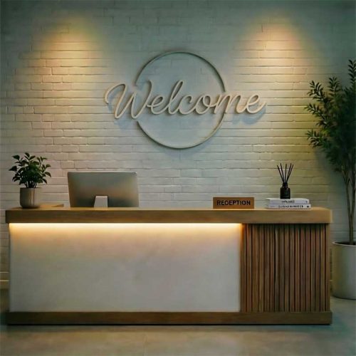 Welcome Neon Sign – LED Lobby