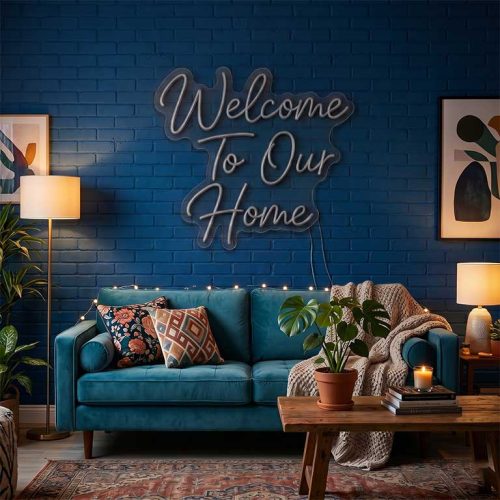 Welcome To Our Home – Living Room Entryway