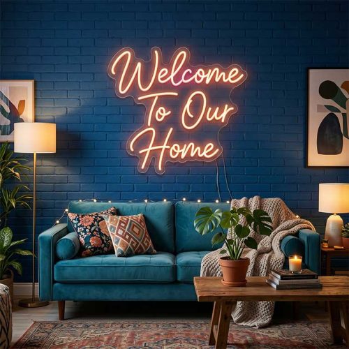 Welcome To Our Home – Living Room Entryway
