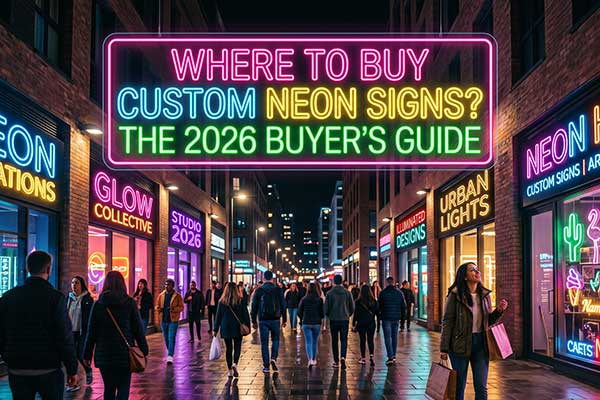Where to Buy Custom Neon Signs?The 2026 Buyer’s Guide