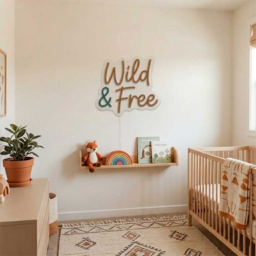 Wild & Free – Kids’ Bedroom Nature Wall for Free-Spirit