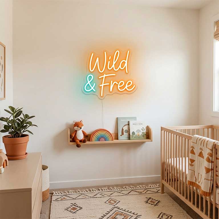Wild & Free – Kids’ Bedroom Nature Wall for Free-Spirit