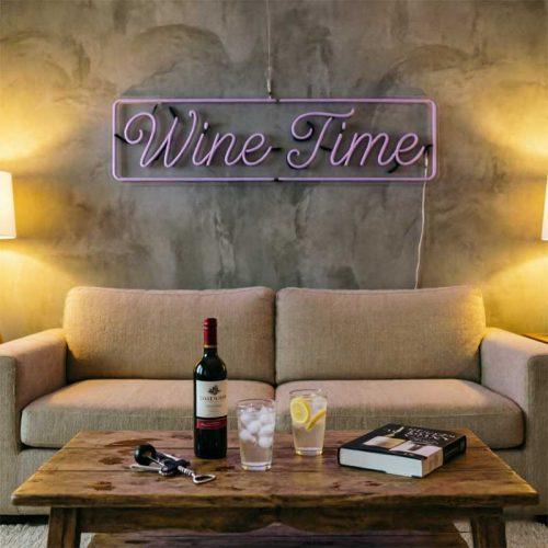 Wine Time – Custom LED Neon Sign
