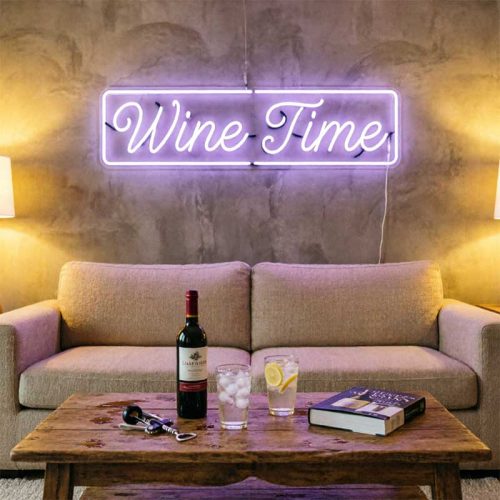 Wine Time – Custom LED Neon Sign
