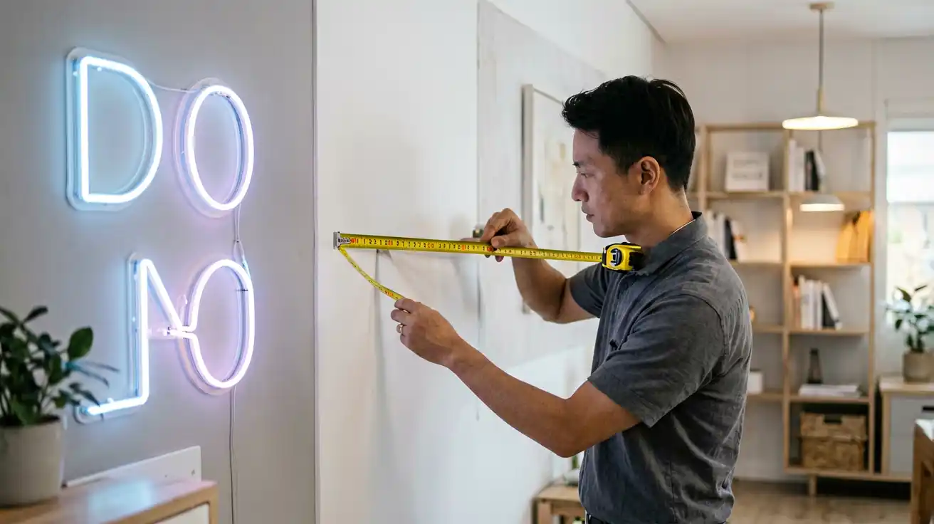 How to Measure Your Space for a Neon Sign: A Complete Guide