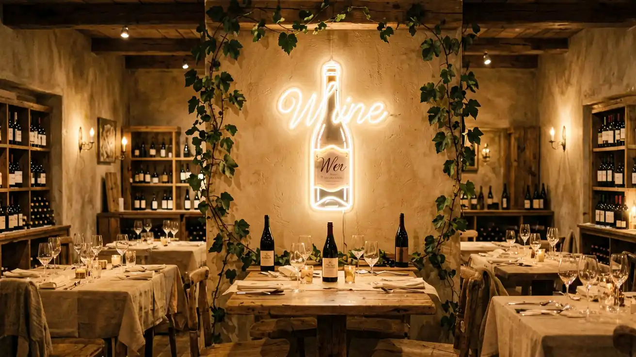 Neon Signs for Wineries: Vineyard Tasting Room Ideas